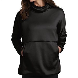 Black north face cowl neck sweatshirt